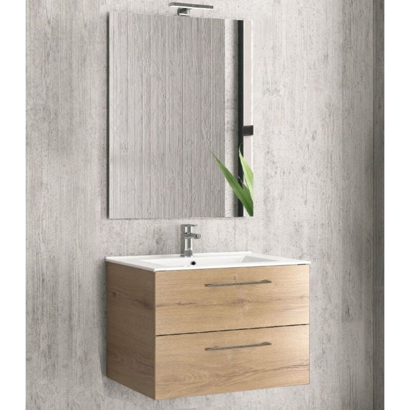 Mobile bagno 100cm a terra con 2 cassetti e 2 sportelli