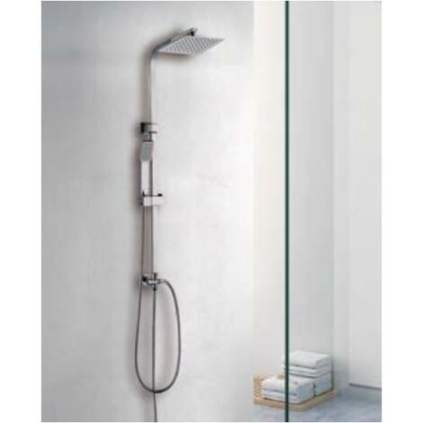 COLONNA ASTA SALISCENDI DOCCIA FISSA  VIKY  CON SOFFIONE QUADRO IN  ACCIAIO INOX karag Italia Srl 139,00 €