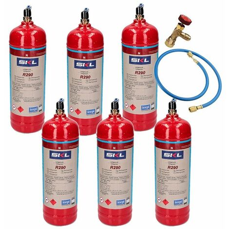 BOMBOLA GAS REFRIGERANTE R290 PROPANO - 370 GR