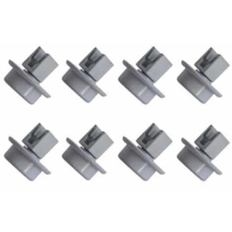 8x Geschirrspüler Rollen Für Zanussi - Oberkorb Laufräder 25mm Kompatibel Mit Vielen Modellen