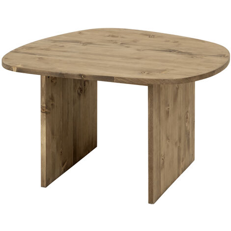 Table basse Mur chêne foncé 60
