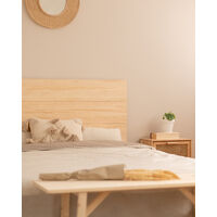 Tête de lit en bois naturel 160x80cm