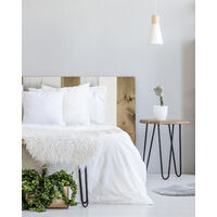 Tête de lit combinée vintage blanche et vieille flandes 100x60cm