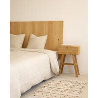 Tête de lit verticale droite olive flandes 80x60cm