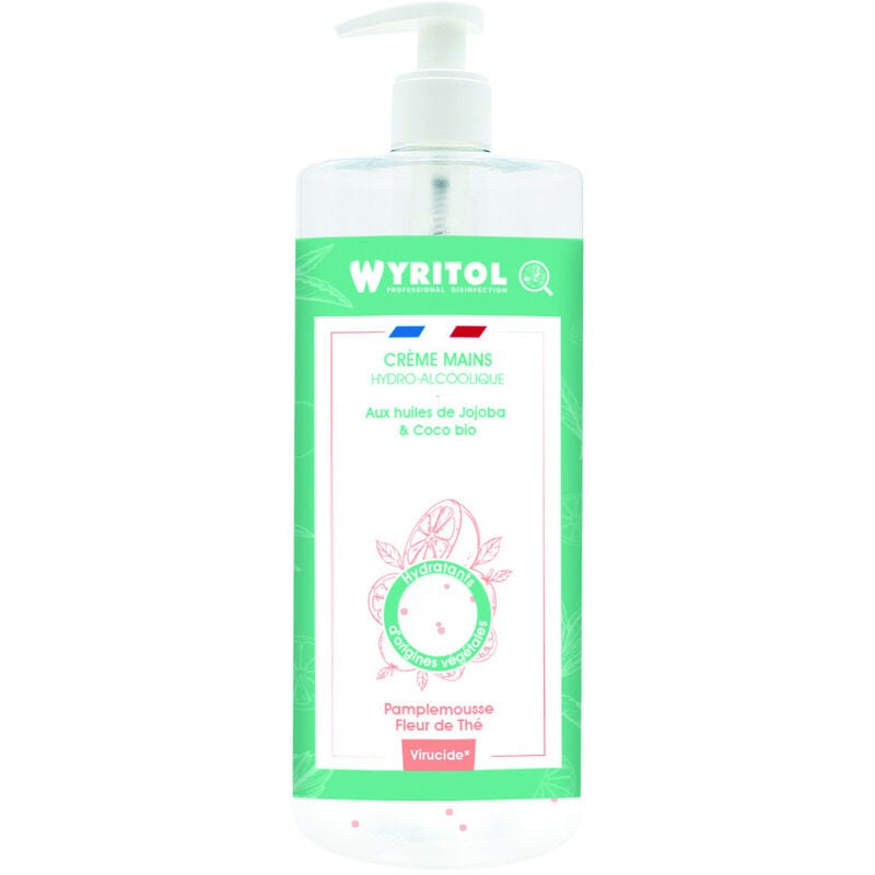 WYRITHOL CREME HYDROALCOOLIQUE FL 500ML PAMPLEMOUSSE