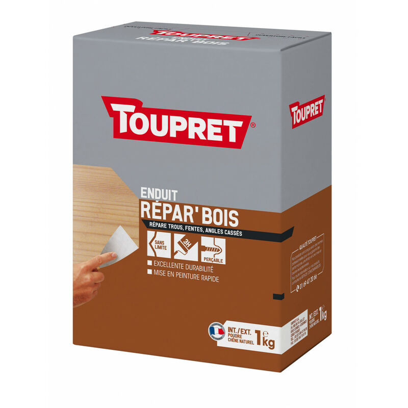 REBOUCHAGE BOIS 2 EN 1 POUDRE INT EXT 1KG