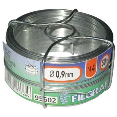 Filgraf fil de fer 1,3 mm x 50 m finition argentée (1/5)