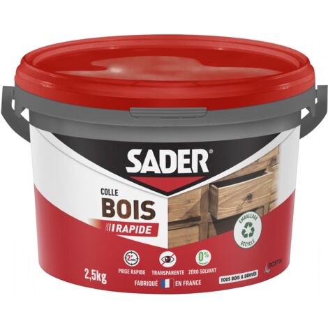 Colle bois prise rapide Sader Conditionnement: 2,5KG