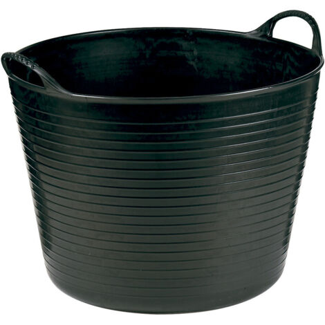 Panier noir 38l en polypropylène – Capacité généreuse pour rangement – Solution esthétique pour divers décors - NOIR 38 L SP