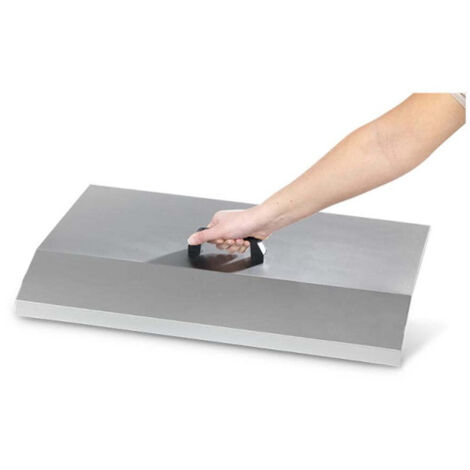 Krampouz – Couvercle plancha ACP9 en inox – Protection contre intempéries – Dimensions 66 x 11 x 39 cm – Compatible planchas gaz et électriques