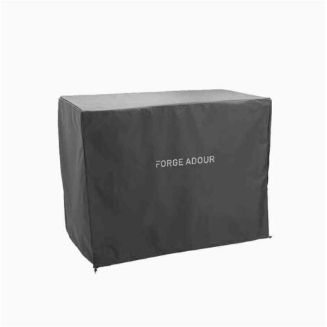 Forge Adour – Housse de protection étanche pour meuble de cuisine extérieure – Polyester tissé anti-UV – Cordon de serrage – Noir