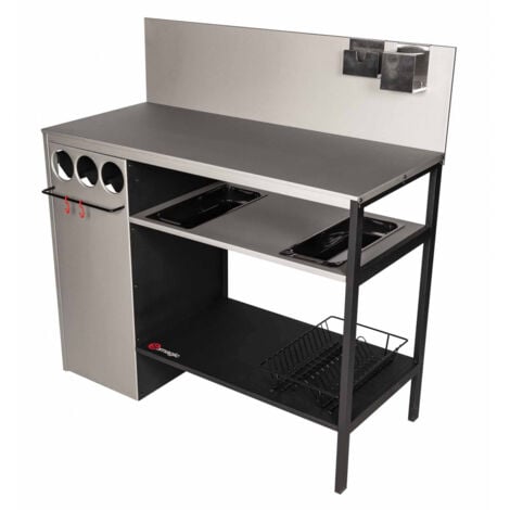 DESSERTE WALLIS ACIER LAQUE 110.5 X 53.5 X 113CM