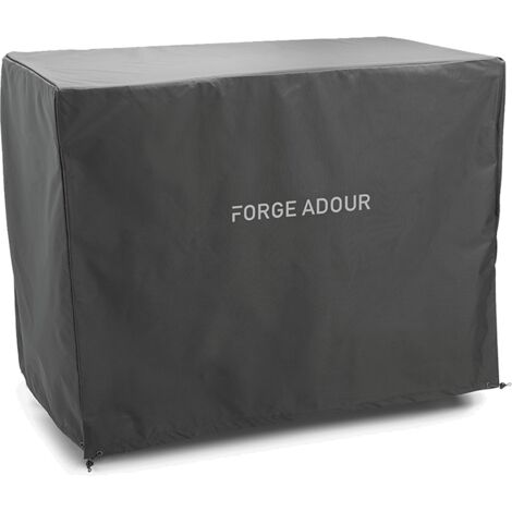 Forge Adour – Housse de barbecue et plancha 94x59x95 cm – Polyester tissé étanche et ignifugé – Protection optimale contre intempéries et salissures - MAF 75 ET CH