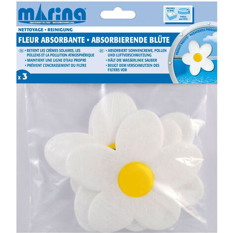 3 FLEURS ABSORBANTES POUR SKIMMER (1/4)