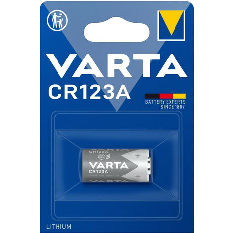 Pile photo CR123A lithium 11430 mAh 3 V - 6205 - Varta