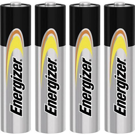 PILE ENERGIZER PUISSANCE ALCALINE AAA LR03 4 PIÈCES