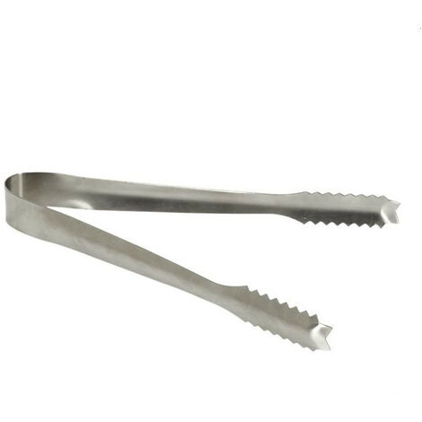 PINCE A GLACON INOX 17CM