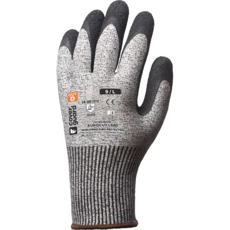 GANT ANTI COUPURE NOIR POUR MILIEU HUMIDE T10 (1/3)