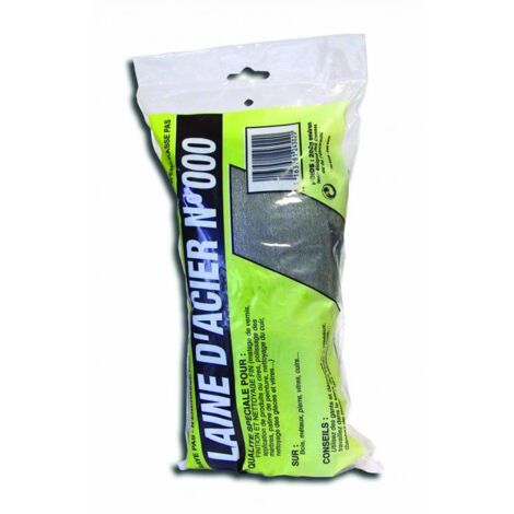LAINE D'ACIER 200 G N° 000 SACHET