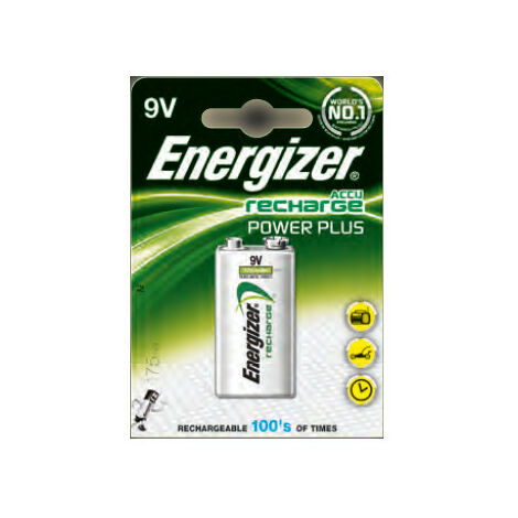 PILE RECHARGEABLE X1 HR22 9V 175MAH ENERGIZER
