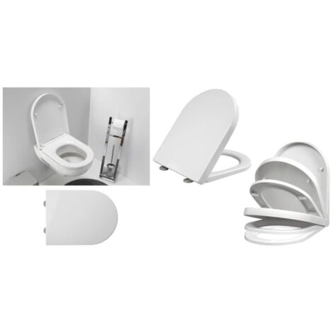 ABATTANT RAINBOW TD FDC DECLIPSABLE BLANC
