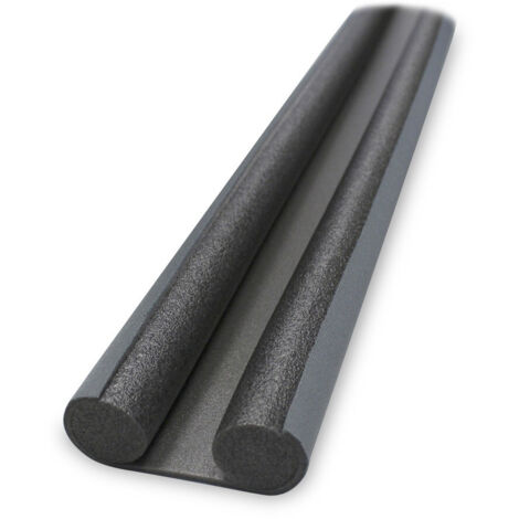 Double stop froid – Bas de porte en caoutchouc – Fixation adhésive – Longueur 1m – Pour espaces froids et humides – Geko (1/2)