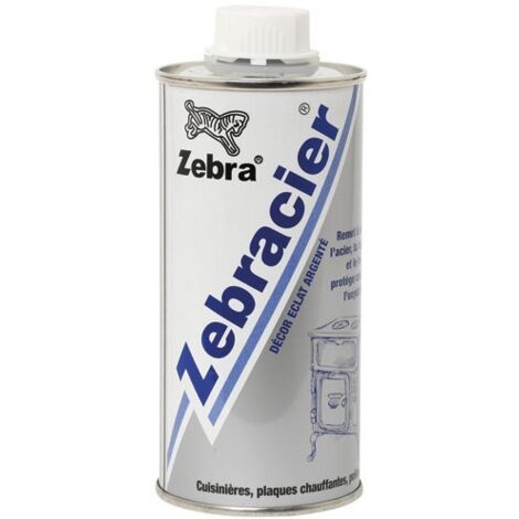 Crème décor éclat argent 200 mL – Pour acier et fonte – Action longue durée – Finition impeccable et film protecteur – Zebra (1/3)