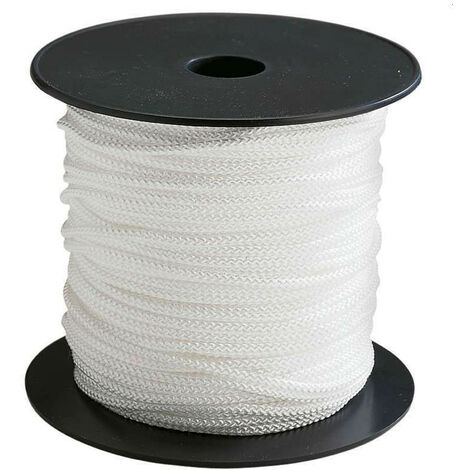 TRESSE POLYPRO 3MM BOB 100M BLANCHE