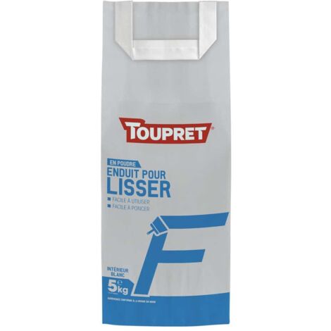 ENDUIT POUR LISSER POUDRE F CHANTIER TOUPRET 5KG BCELIS05