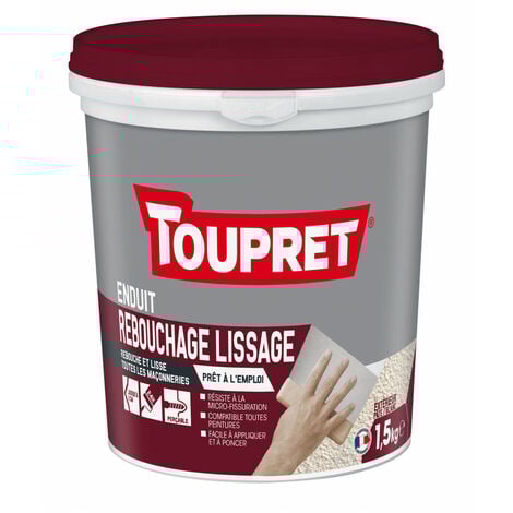 ENDUIT REBOUCHAGE LISSAGE EXTERIEUR PATE 1.5KG