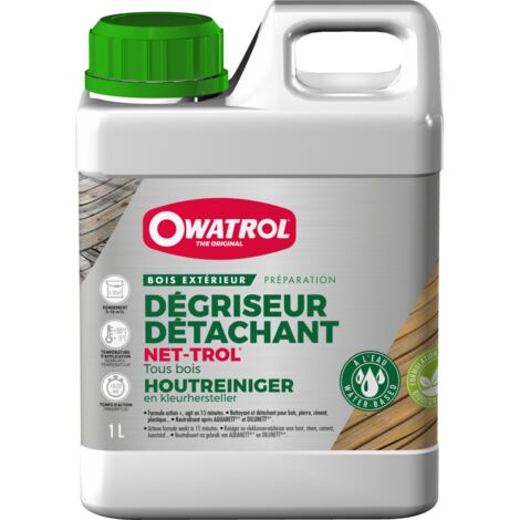 Dégriseur gel incolore pour bois extérieur – Formule biodégradable – Rendement 5 à 10 m²/L – Application facile avec pinceau ou rouleau – Durieu