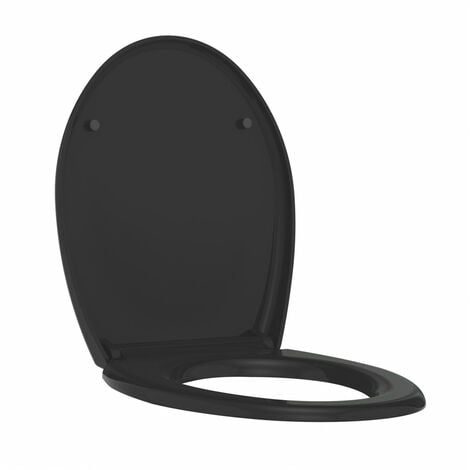 ABATTANT BOREO THERMOPLASTIQUE NOIR BRILLANT
