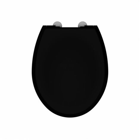 ABATTANT BOREO THERMOPLASTIQUE NOIR BRILLANT