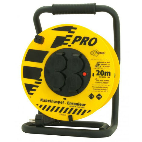 PROFILE - Enrouleur chantier 4 prises 3Gx2.5 PCN466 20m (1/3)