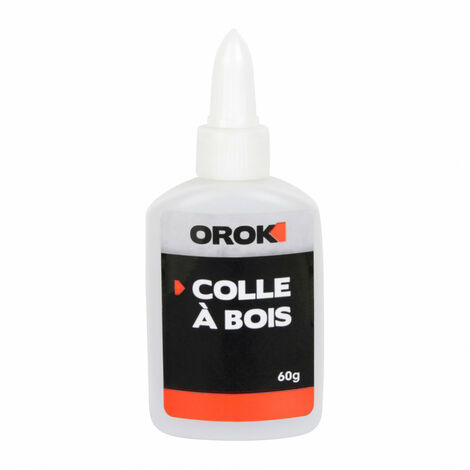 OROK - COLLES UNIVERSELLES, COLLES À BOIS - COLLE À BOIS 60G, COLLE À BOIS LIQUIDE PRISE RAPIDE 60G - EN FLACON DE 60G - TRANSPA (1/2)