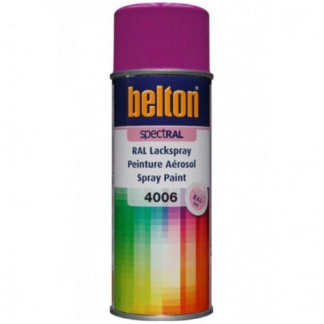 BOMBE POURPRE SIGNALISATION RAL 4006 400ML