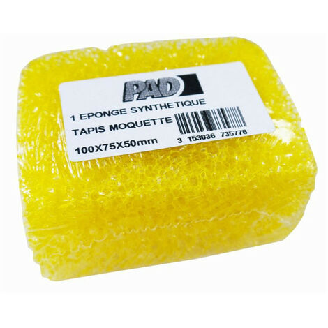 3pcs éponge Ronde 3 Pouces éponge Jaune Synthétique éponge