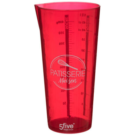 Five Simply Smart – Verre doseur 500 ml en polypropylène – Mesure précise pour cuisine et pâtisserie – Résistant aux chocs et aux températures élevées