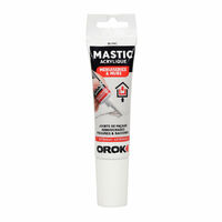 Mastic acrylique blanc tube 85ml – Pour menuiseries et murs – Résistant aux UV – Finition lisse et durable – Cogex