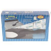KIT 6 PIERRES PONCES SPECIAL PLANCHA + MANCHE + MICROFIBRE