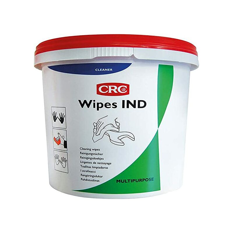 BIDON TOALLITAS LIMPIEZA WIPES INDUSTRIAL 100PCS REF,1030238 CRC