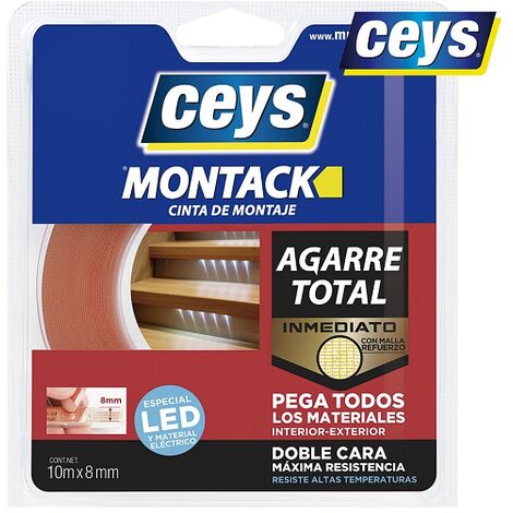 ceys - Cinta de montaje - Montack a.t - Inmediato - 7,5m x 19mm