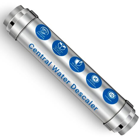 Rosmmel – Détartrant sans sel pour toute la maison – Système anti-calcaire IPS breveté – Acier inoxydable AISI 316 – Efficacité 86% contre le tartre
