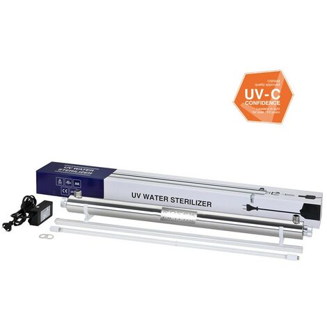 1 GPM 12W stérilisateur UV ultraviolet désinfection de l'eau