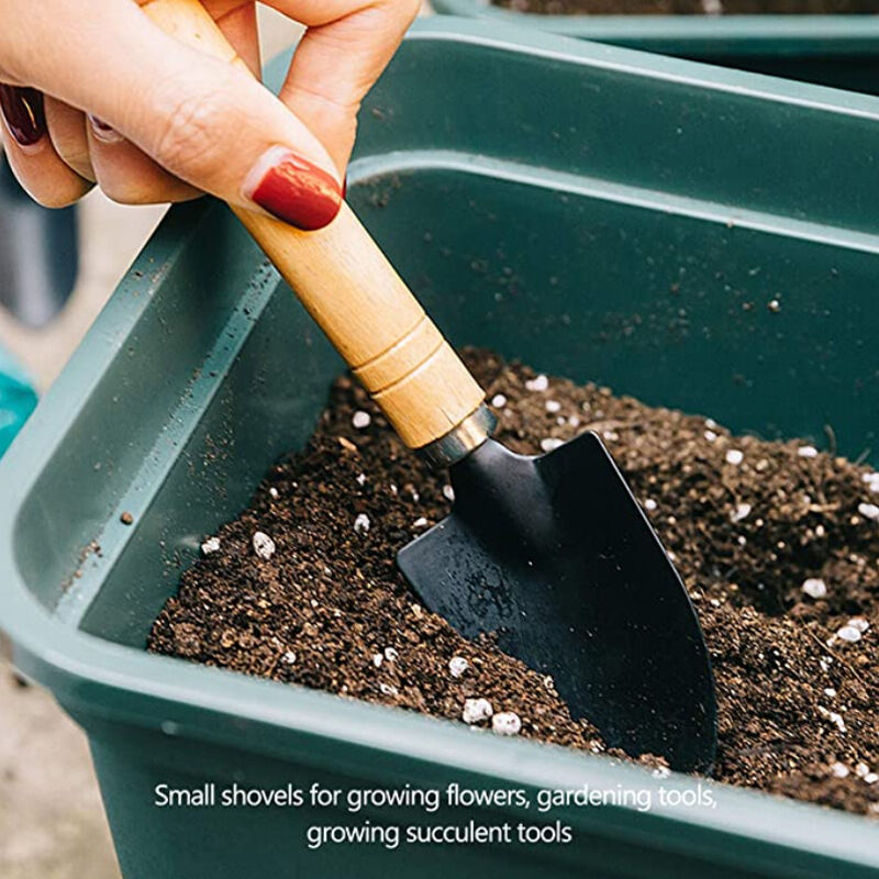 Freehawk Gardening Plant Pot 3 pieces Gardening Tools Small Shovel Rake Spade 