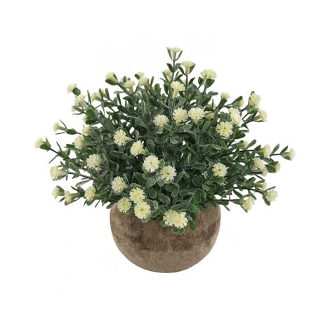 Artificial Plant, Office Simulation Flower Bonsai, Home Decoration Ornaments, Green Plants Pot N