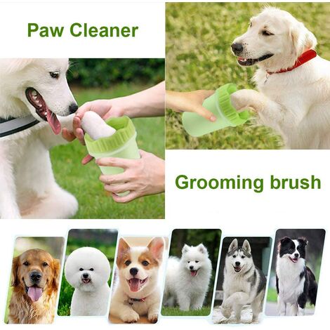dog paw brush