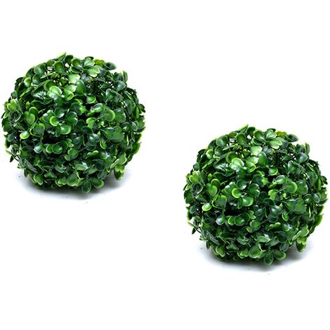 Artificial Grass Ball Milan 13 cm, Building Ball Guide, Topular Takraw Takraw Ball Ball, Interior and Outdoor Decoration for Wedding Party