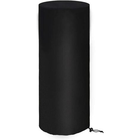 Patio Heater Cover for Enders Polo 2.0 Heater Cover 210D Oxford Waterproof, Windproof, Black Protector Round 50 x 50 x 120 cm
