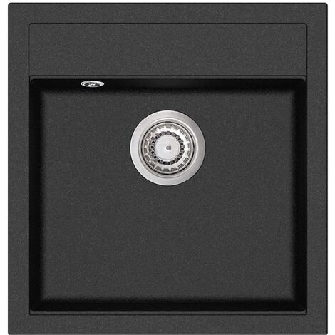 Granite Kitchen Sink Single Basin Black4163-Serial number